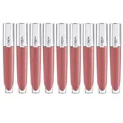 9x L'Oreal Paris Rouge Signature Plump Lip Gloss 7ml 404 I Assert