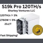 25 NEW Bitmain Antminer S19k Pro 120 Th/s 2760W Bitcoin Miner US Seller Warranty