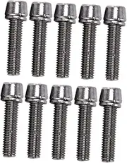 Generic 10 Pack Bicycle Stem Screws M5 M6 Handlebar Bolts, M6