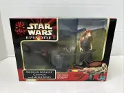 1999 Star Wars Episode 1 Gungan Assault Cannon with Jar Jar Binks Z2