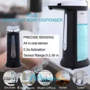 Automatic Liquid Soap Dispenser Touchless Dish Soap Dispenser w/ Infrared Sensor