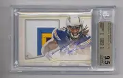 2015 PANINI DEFINITIVE MELVIN GORDON RC 4 COLOR PATCH AUTO #19/50 BGS 9.5 10