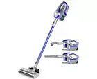 Devanti Cordless Stick Vacum Cleaner Handheld Purple & Grey