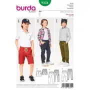 NEW Burda 9354 Girl/Girl Plus Pants and Shorts Pattern By Spotlight