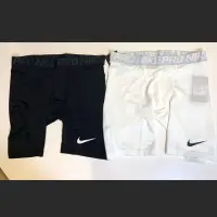 在飛比找蝦皮購物優惠-Nike pro 短束褲 全新 國外帶回 全白款&全黑款