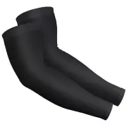 UV Sun Protection Compression Arm Sleeves for Men & Women, Cooling (Black)