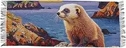 [AIXIWAWA] Otter Sea Women's Pashminas Scarf, Shawls Wrap Lightwight Tassel for Evening Dress Dinner Party, Multicolor