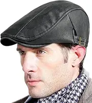 FEOYA Men's Newsboy Caps Flat Cap Irish Cabbie Driving Stylish Cap