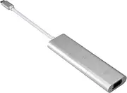 Silverstone SST-EP11S - Versatile Adapter kit Supports Type-C to MiniDP, Type-C to HDMI, Type-C to VGA, MiniDP to HDMI, MiniDP to VGA, and HDMI to VGA, Silver