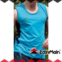 在飛比找樂天市場購物網優惠-【EasyMain 衣力美 男 排汗快乾運動背心《藍》】VE