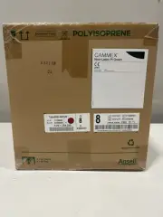 Cs/200 Pairs Ansell Gammex 20685280 Non-Latex PI Green PF Size-8.0 Gloves 10/24