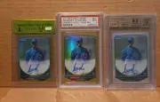 2013 Bowman Chrome Arismendy Alcantara Gold Refractor Auto Rookie Bgs 9.5 Lot