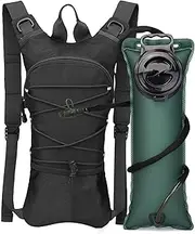 ATBP Running Hydration Vest Pack Thermal Insulation 3L TPU Water Bladder Tactical Backpack Bag for Cycling Hiking Daypack Men & Women
