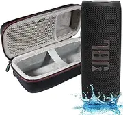 [JBL] Flip 6 - Waterproof Portable Bluetooth Speaker, Powerful Sound and deep bass, IPX7 Waterproof, 12 Hours of Playtime with Megen Hardshell Case