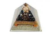 Crystal Wonderland Black Tourmaline Orgonite Merkaba Pyramid