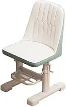 Ergonomic Study Chair with Adjustable Height,Kids Desk Chair with Detachable Footrest,Comfy Study Computer Task Chair for Student and Children(Green)