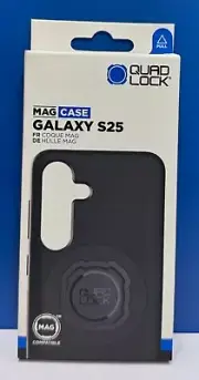 GENUINE QUAD LOCK SAMSUNG "GALAXY S25 - MAG PHONE CASE" COVER MOTORCYCLE BICYCLE