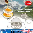 Stainless Steel Honey Strainer Double Sieve Bee Keeping Equipment Filter Quality