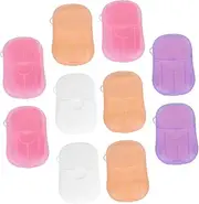 GANAZONO 10 Boxes Portable Disposable Soap Flakes Mini Soap Paper for Travel Hand Washing and Outdoor Activities Scent for Convenient Cleaning Anywhere