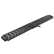 Universal Smart Watch Three Steel Strips Wrist Strap Watchband for Garmin Forerunner 220 / 230 / 235 / 630 / 620 / 735(Black)
