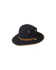 Tilley TWC7 The Outback Hat, Navy/British Tan, 7 1/4