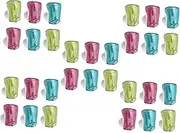 5sets Bathroom Toothbrush Holders Wall-Mounted Toothbrush Stand Suction Cup Toothbrush Holder 6pcs*5