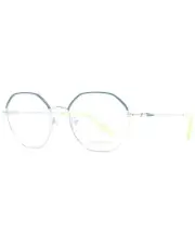 Emilio Pucci Octagon Metal Eyeglass Frames Women Gray