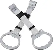 ibasenice 2 Pcs Playpen Pull Up Rings Adjustable Stand Up Handles for Walking Assistance Ergonomic Non Slip Design for Safe Support During Playtime and Exercises