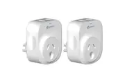 2x Sansai 2.1A 2xUSB Outlets Surge Protection Charger Adapter f iPhone iPad iPod