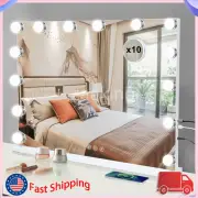 50cm Hollywood Make-up Table Mirror Vanity 14 Lighted Mirror Dimmable 3 Color