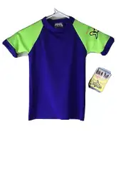 Radicool Skins Size 2 Sun Protective Swim Top Short Sleeve Swim Shirt Rah Guard