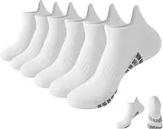 [FFENDOUNIU] Running Socks, 6 Pairs Sports Socks, Athiletic Socks, Walking Socks, Cushioned Trainer Socks