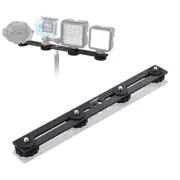 UTEBIT 11 Inch Flash Bracket Long Dual Camera Mount Flash Bracket Extension Bar