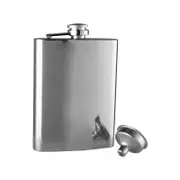 Avanti Stainless Steel Hip Flask 236ml - Satin Finish