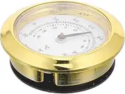 BRIGHTFUFU 37mm Circular Pointer Thermometer Tea Jar Hygrometer Indoor Outdoor Temperature Gauge