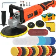 Buffer Polisher 1800w 7 Inch/6 Inch Rotary Car Buffer Polisher Waxer 7 Variable