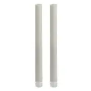 9.8" White LED Taper Candles with Timer 2ct By Ashland®
