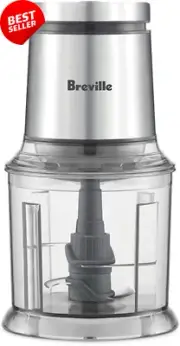 the Mini Wizz Quad Blade Food Processor, Brushed Stainless Steel, LFP150BSS