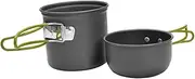 BESPORTBLE Outdoor Cooking Set Pot Set for Camping Lightweight Aluminum Alloy Stainless Steel Cookware Kit