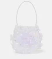 [Susan Fang] Susan Fang Floral-appliqué TPU shoulder bag One Size purple