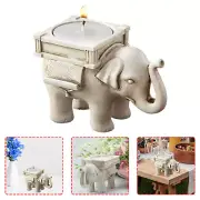 Elephant Candlestick , Retro Wishing Candle Holder Tea Light Candle Holder