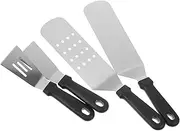 Toyvian 4Pcs Multi Use Spatula for BBQ Grilling and Cooking Kitchen Gadgets for Pancakes Pizza and Steak Compact Design for