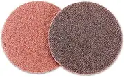 BHA Hook & Loop Surface Conditioning Discs for Metal Surface Prep, 5" - 10 Pack (Red (Medium))