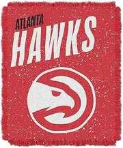 Hawks OFFICIAL NBA "Headliner" Woven Jacquard Throw Blanket