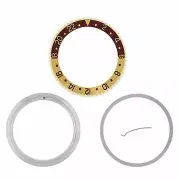 Bezel, Insert, Retaining For Rolex GMT Master 2 18K Gold 16700, 16760 Root Beer
