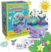 Creativity for Kids Mini Garden - Mermaid Terrarium – Mermaid Gifts for Girls and Boys