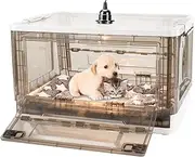 HKDQ Puppy Incubator with Heating - Kitten Incubator for Newborn Puppies and Kittens, Includes Puppy Bed Mat and Pet Feeding Bottle Kit (Medium)