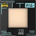 Fit Me Matte + Poreless Pressed Face Powder Makeup & Setting Powder, Porcelain,