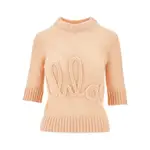 [CHLOE'] CHLOE' Alpaca and silk sweater with logo Woman M M Pink