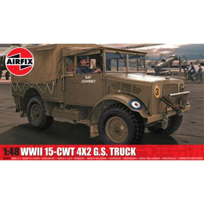 Airfix 1:48 WWII RAF 15-CWT 4X2 General Service Truck (Due April 2025)